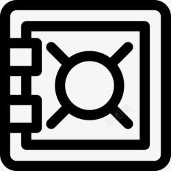 保险赔偿的图标保险箱的门图标高清图片