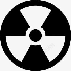危险的核辐射放射性图标高清图片