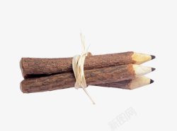 实木铅笔一捆铅笔高清图片