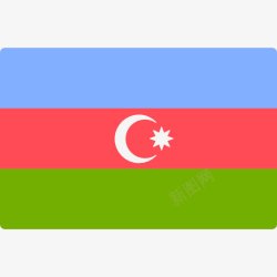 阿塞拜疆阿塞拜疆图标高清图片