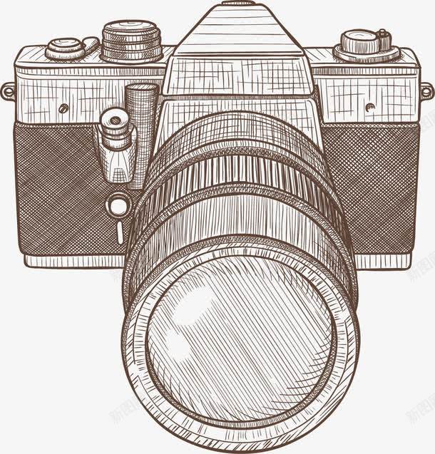 复古相机矢量图ai免抠素材_新图网 https://ixintu.com 复古相机 照相机 照相机矢量 相机适量 矢量图