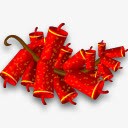 红色鞭炮装饰png免抠素材_新图网 https://ixintu.com 红色 装饰 鞭炮