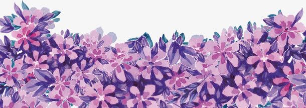 手绘粉色和紫色的花png免抠素材_新图网 https://ixintu.com 手绘花丛 手绘花朵 手绘鲜花 粉色 紫色 花 花卉 鲜花