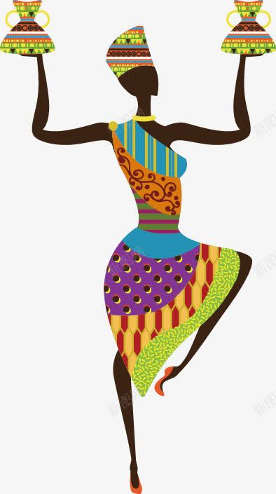 黑人模特png免抠素材_新图网 https://ixintu.com 印度 妇女 模特 美女 黑人 黑人插画