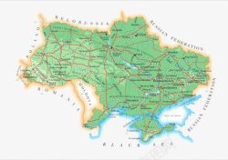 乌克兰地图素材