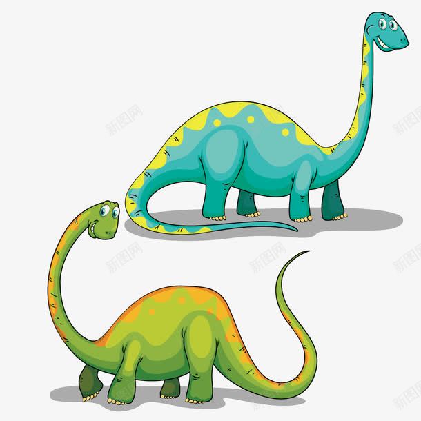 长颈恐龙png免抠素材_新图网 https://ixintu.com 侏罗纪 卡通卡通 手绘 绿色