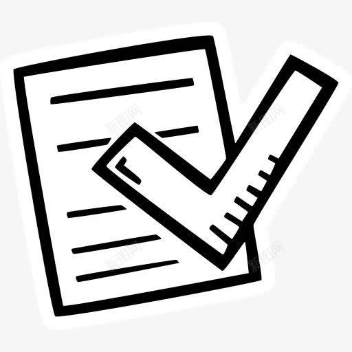 检查清单文件列表做新的一年的手图标png_新图网 https://ixintu.com Check checklist do document list to 做 列表 文件 检查 清单