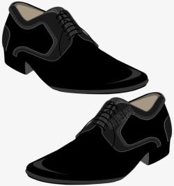 黑色皮鞋素材