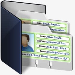 identity身份文件夹图标高清图片