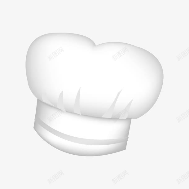卡通厨师白色帽子png免抠素材_新图网 https://ixintu.com 卡通 厨师 帽子 白色
