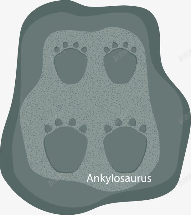 四个脚印png免抠素材_新图网 https://ixintu.com 四个 恐龙 恐龙爪印 恐龙脚印 爪子 脚印