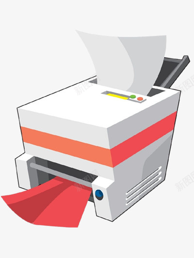 打印机png免抠素材_新图网 https://ixintu.com 卡通图片 卡通打印机 复印机 打印机