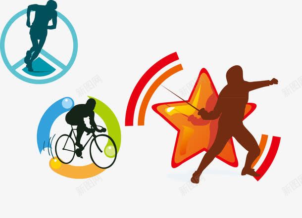 极限运动png免抠素材_新图网 https://ixintu.com 健康 打球 跑步 运动 骑车