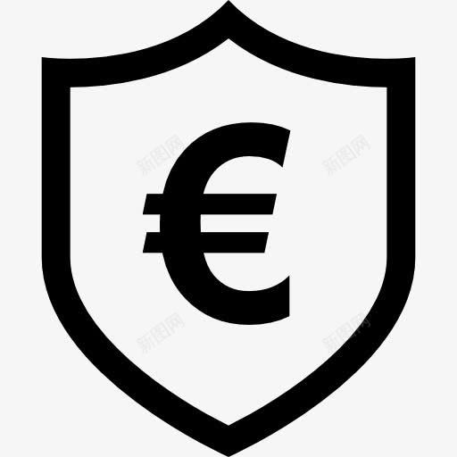 盾图标png_新图网 https://ixintu.com 业务 保护 安全 欧元 武器 钱盾 防御