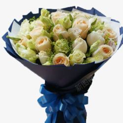 粉色玫瑰花束素材