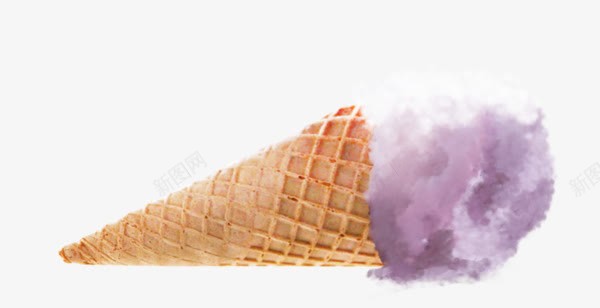 棉花糖冰淇淋png免抠素材_新图网 https://ixintu.com 冰淇淋 手绘 棉花糖 美味