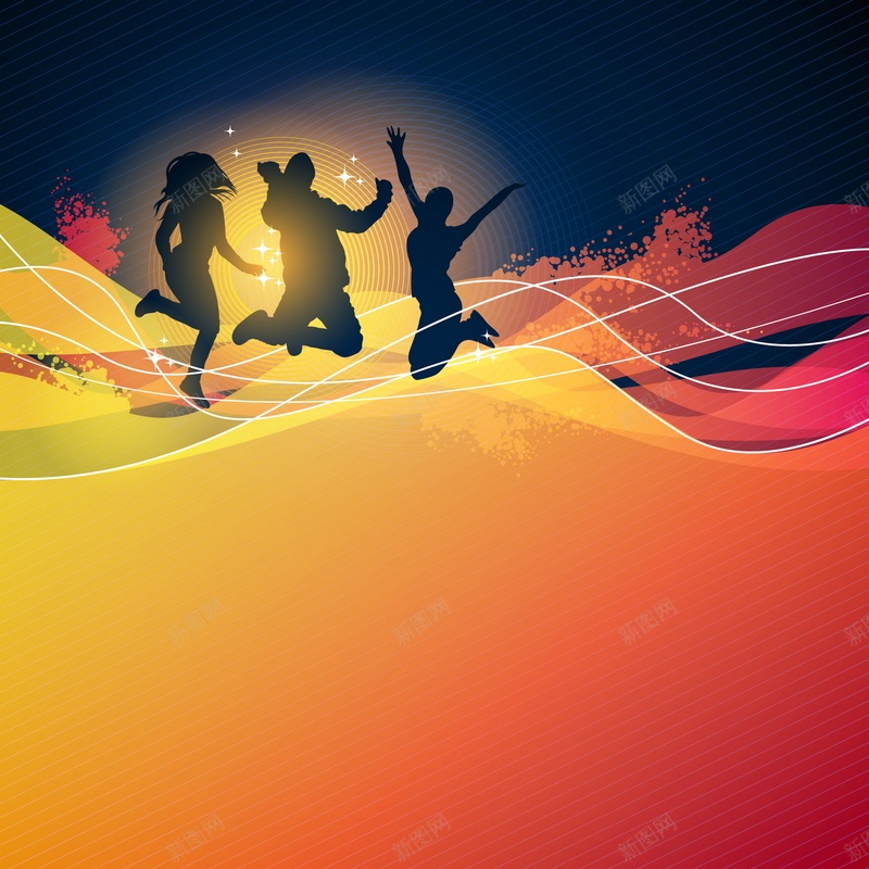 激情狂欢矢量图ai设计背景_新图网 https://ixintu.com DJ KTV 卡拉OK 派对 激情 狂欢 跳舞 矢量图