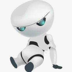 sad悲伤的机器人roboticons图标高清图片