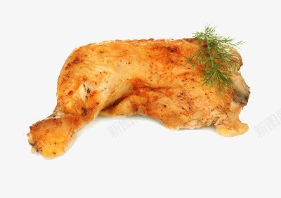 烤好的鸡腿png免抠素材_新图网 https://ixintu.com 营养 食物 鸡肉