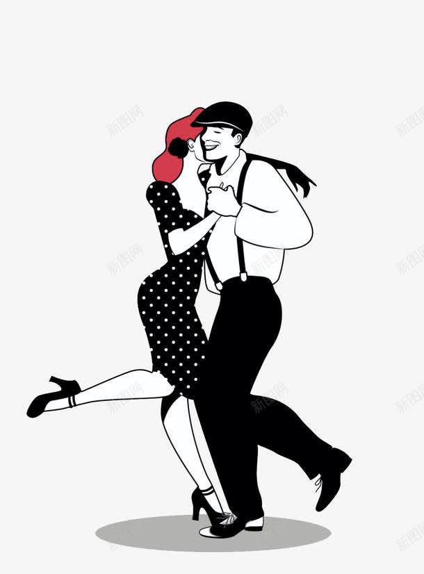 跳舞的男女png免抠素材_新图网 https://ixintu.com 卡通人物 爵士舞 男女 舞蹈 舞蹈跳舞培训班招生 跳舞