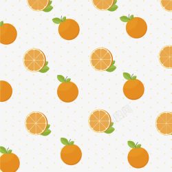 橘子背景矢量图素材