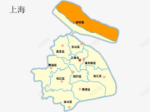 上海地图png免抠素材_新图网 https://ixintu.com 上海 中国 地图