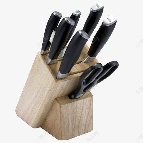 刀具八件套装png免抠素材_新图网 https://ixintu.com 产品实物 刀具8件 刀具八件套装