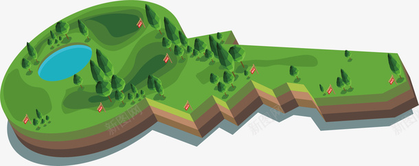 创意绿色钥匙矢量图ai免抠素材_新图网 https://ixintu.com 创意 卡通手绘 水彩 湖水 环保 绿色 钥匙 矢量图