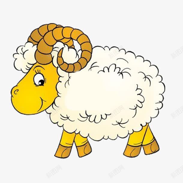 卡通小羊png免抠素材_新图网 https://ixintu.com 小羊 羊毛 羊羔 羊角