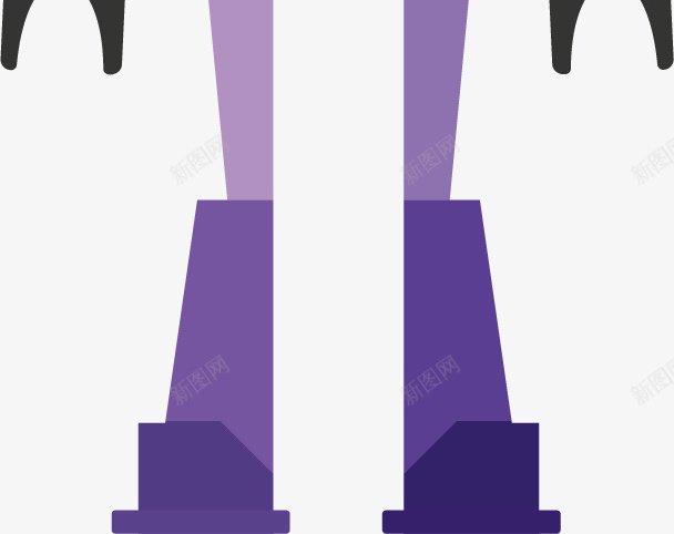 水彩机器人矢量图ai免抠素材_新图网 https://ixintu.com 人机交互 人机交互界面 创意 卡通手绘 机器 机器人 矢量图 紫色