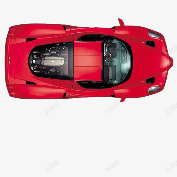 红色轿车俯视图年轻人png免抠素材_新图网 https://ixintu.com 年轻人 红色 车俯视图 轿车