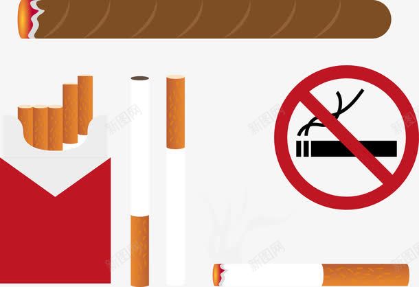 一包香烟png免抠素材_新图网 https://ixintu.com nosmoking 一包香烟 不准吸烟 抽烟 烟嘴 禁止吸烟