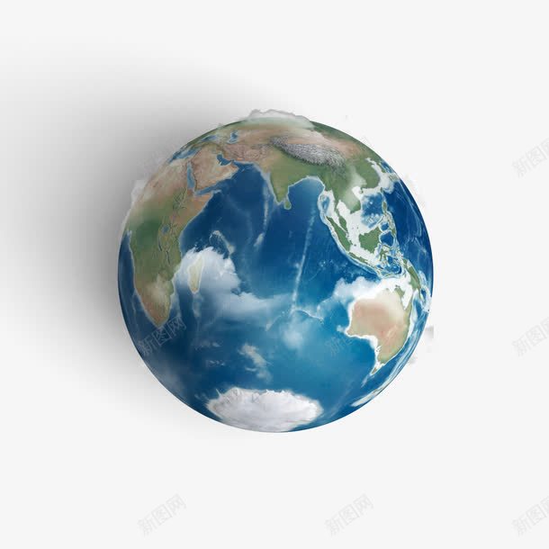 地球png免抠素材_新图网 https://ixintu.com 圆形 圆形地球 海洋陆地 蓝色地球