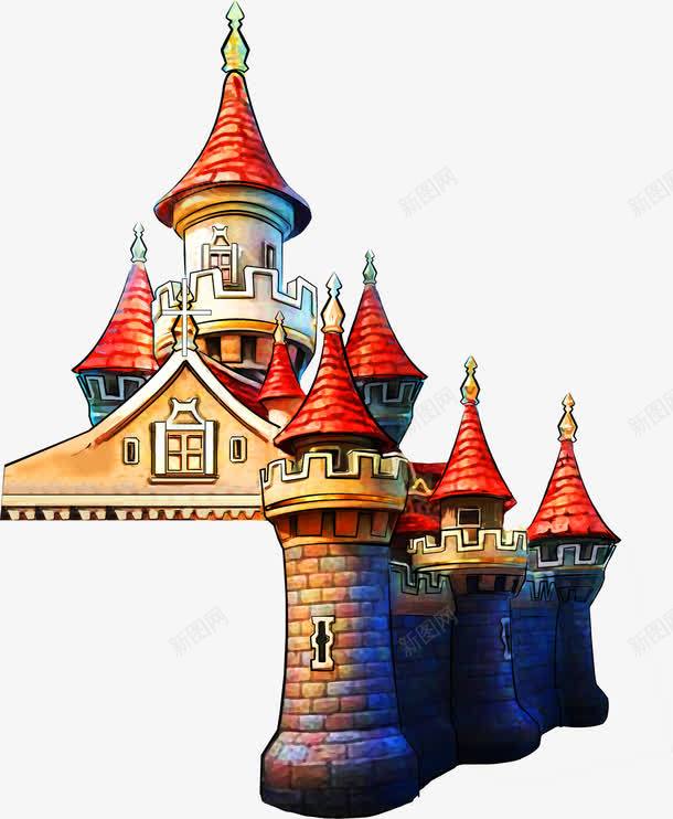 61六一儿童节城堡卡通png免抠素材_新图网 https://ixintu.com 61 六一儿童节 卡通 城堡