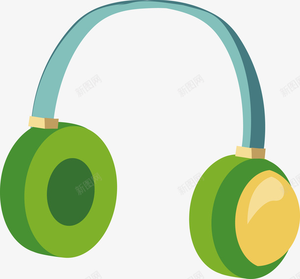 绿色耳机矢量图eps免抠素材_新图网 https://ixintu.com 矢量耳机 绿色 绿色耳机 耳机 耳机PNG 矢量图