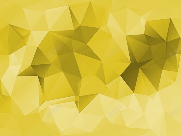 黄色立体多边形创意png免抠素材_新图网 https://ixintu.com 创意 多边形 立体 黄色