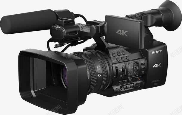 黑色4K摄像机png免抠素材_新图网 https://ixintu.com 4K 产品实图 摄像机 黑色