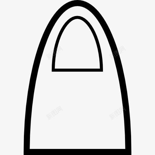 购物袋的女性的外形轮廓图标png_新图网 https://ixintu.com 商务 大纲 女性 手袋 袋 设计 购物商店 购物袋