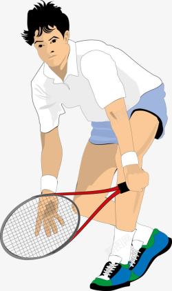 网球运动员素材
