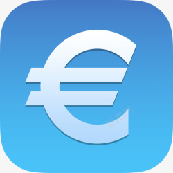 欧元标志货币标志欧元ios7icons图标高清图片