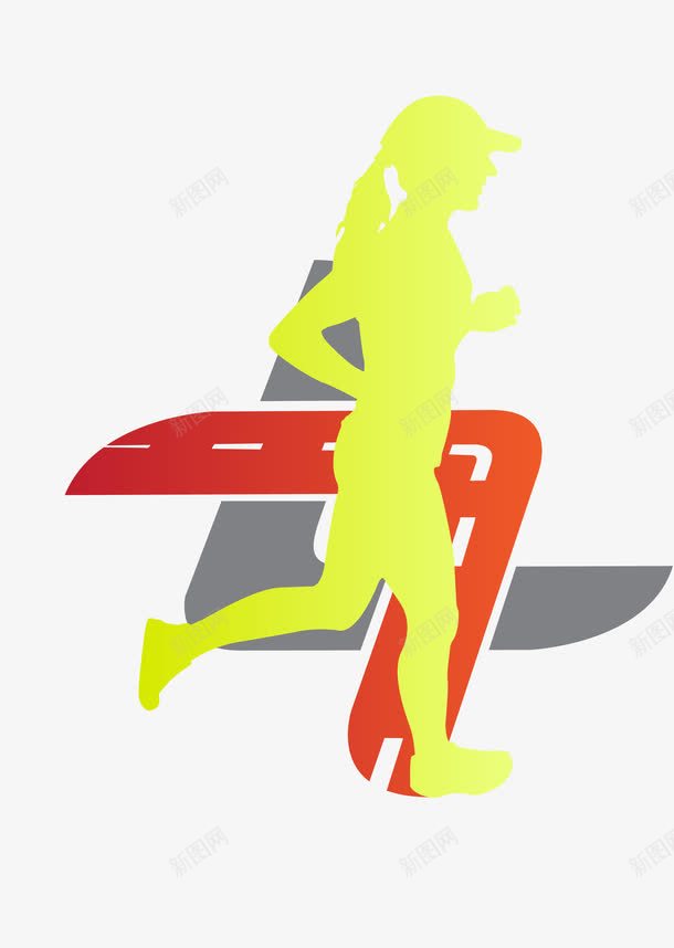 卡通图案运动人物女孩png免抠素材_新图网 https://ixintu.com 卡通图案 跑步的人 运动人物 运动跑道 运动项目长跑 长跑