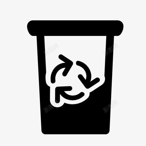 垃圾箱图标png_新图网 https://ixintu.com 回收站 垃圾箱