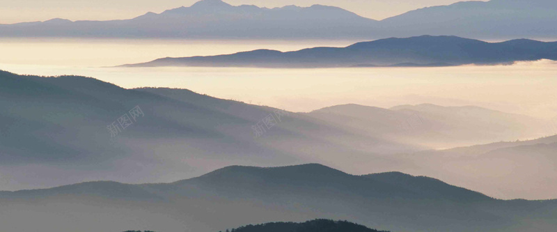 水墨远山云雾psd设计背景_新图网 https://ixintu.com 中国风 云雾 水墨 海报banner 远山