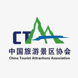 英文注释中国旅游景区协会图标高清图片