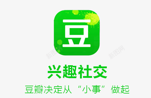 手机社交豆瓣应用logo图标图标