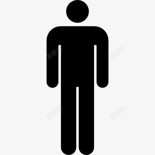 人的剪影图标png_新图网 https://ixintu.com 人 人的轮廓 形状 男 站在熟悉的