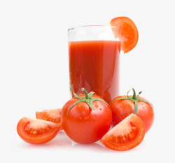 番茄汁矢量图素材
