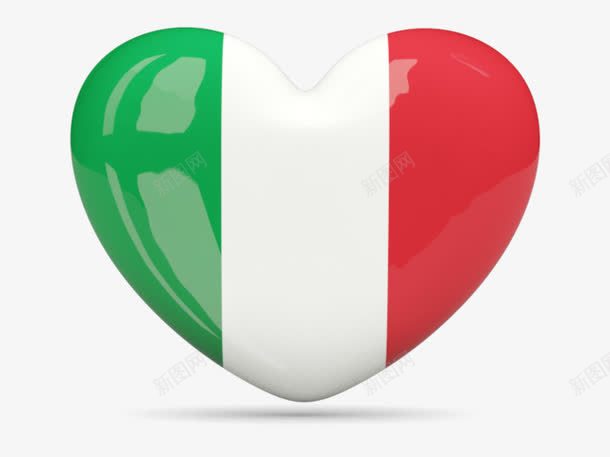 创意爱心意大利国旗标志装饰png免抠素材_新图网 https://ixintu.com 创意 国旗 意大利 标志 爱心 装饰