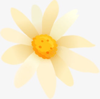 手绘黄色环保花朵png免抠素材_新图网 https://ixintu.com 环保 花朵 黄色