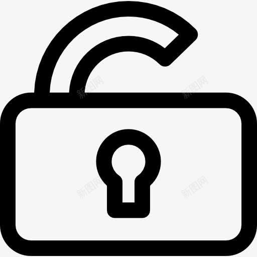 畅通的挂锁图标png_新图网 https://ixintu.com 安全 安全系统 挂锁 锁